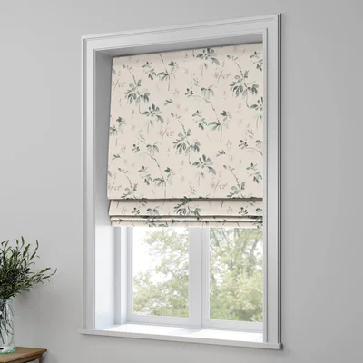 Dunelm Oriental Made to Measure Roman Blind Oriental Burst Teal