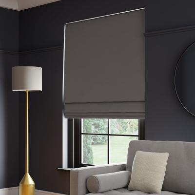 Dunelm Panama Cotton Made to Measure Roman Blind Panama Pewter