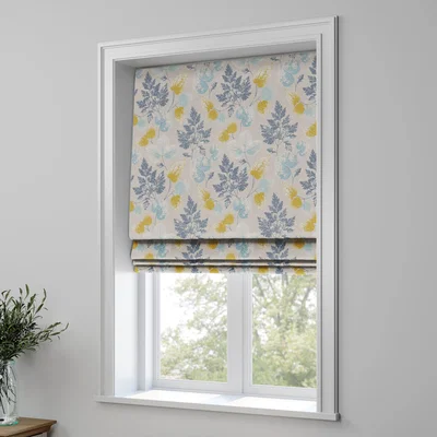 Dunelm Olea Made to Measure Roman Blind Olea Indigo