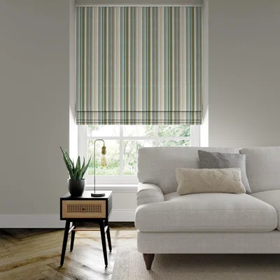 Dunelm Cora Made to Measure Fire Retardant Roman Blind Cora Jade