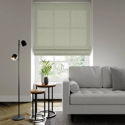 Dunelm Bronte Recycled Polyester Made to Measure Roman Blind Bronte Pistachio