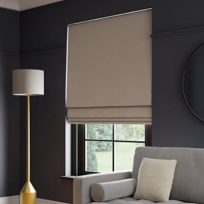 Dunelm Panama Cotton Made to Measure Roman Blind Panama Clay