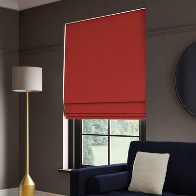 Dunelm Panama Cotton Made to Measure Roman Blind Panama Grapefruit