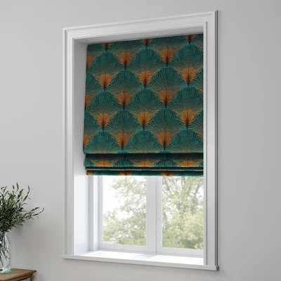 Dunelm New York Made to Measure Roman Blind New York Teal