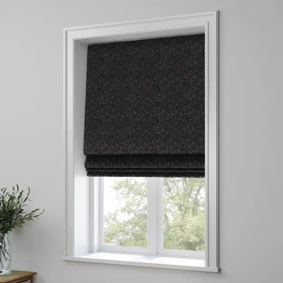Dunelm Zonda Made to Measure Roman Blind Zonda Jacquard Elephant