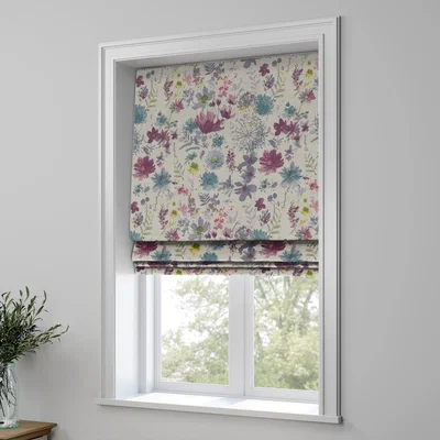 Dunelm Luna Made to Measure Roman Blind Luna Pink
