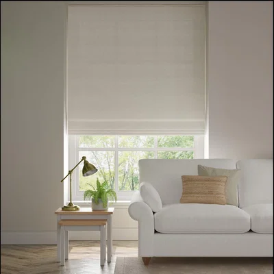 Dunelm Churchgate Boucle Made to Measure Roman Blind Churchgate Boucle Ivory