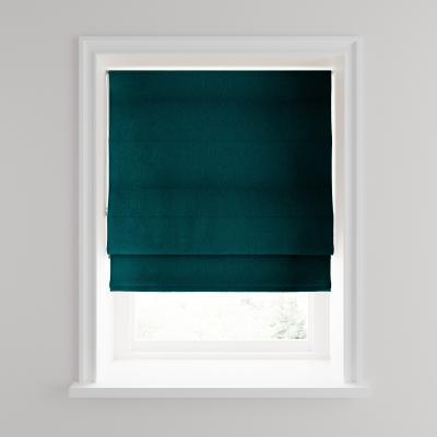 Dunelm Luna Peacock Blackout Roman Blind Green