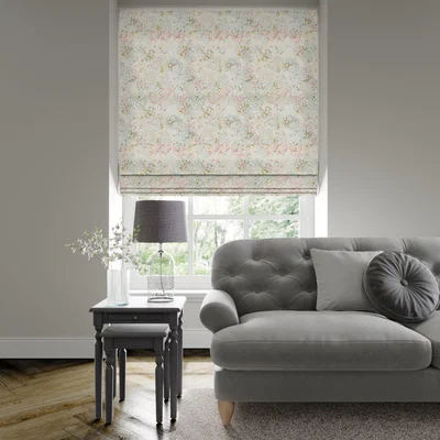 Dunelm Blossom Made to Measure Roman Blind Blossom Pink