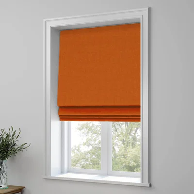 Dunelm Saluzzo made to Measure Roman Blind Saluzzo Rust