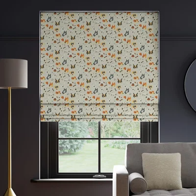 Dunelm Portrait Pups Made to Measure Roman Blind Portrait Pups Natural