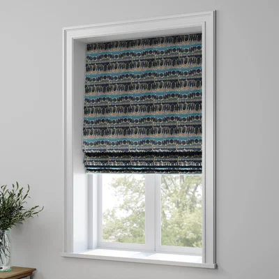 Dunelm Budapest Made to Measure Roman Blind Budapest Teal