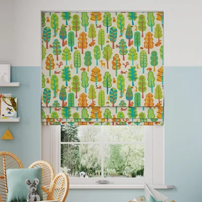 Dunelm Funky Forest Made to Measure Roman Blind Funky Forest Multi
