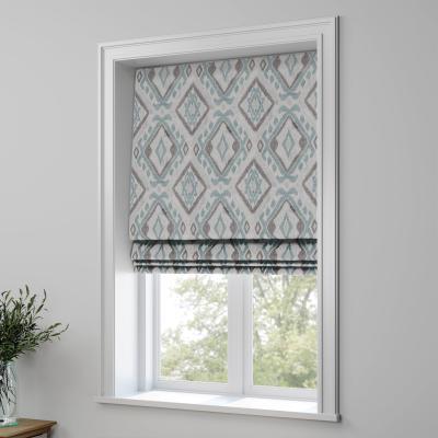 Dunelm Ponza Made to Measure Roman Blind Ponza Duck Egg
