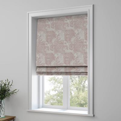Dunelm Nancy Made to Measure Roman Blind Nancy Damask Blush Pink