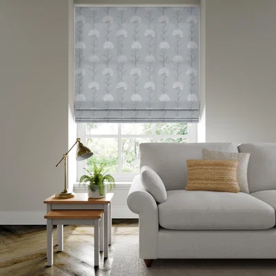 Dunelm Hadlow Made to Measure Roman Blind Hadlow Wedgewood