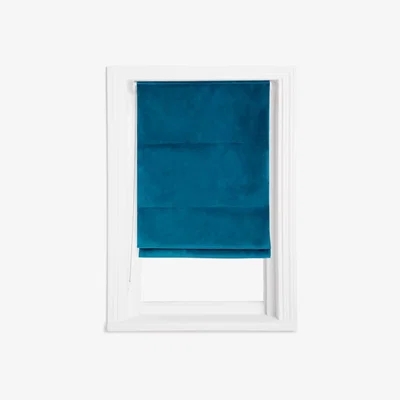 John Lewis John Lewis & Partners Velvet Blackout Roman Blind