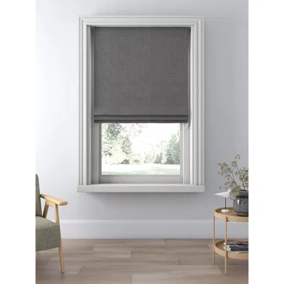 John Lewis John Lewis & Partners Textured Weave Blackout Roman Blind