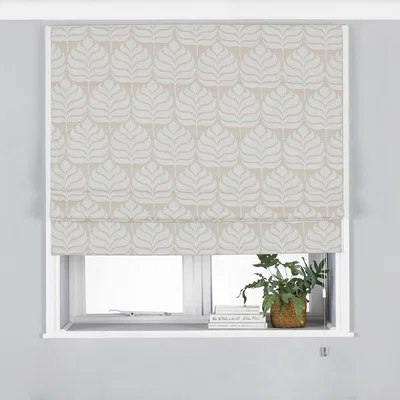 La Redoute Horto Botanical Embroidered Roman Blackout Blind 61x137cm