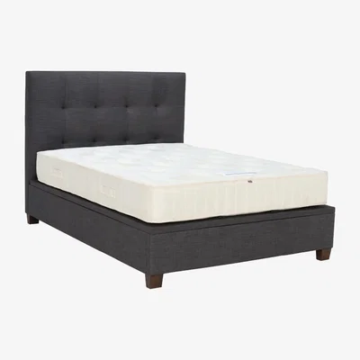 Barker and Stonehouse Ottoman King Size Bed - Grey - W154.5 x D220.5 x H130cm - Barker &amp; Stonehouse