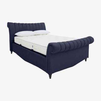 Furniture Village Thiago Ottoman Bed Frame - King Size - Smooth Midnight