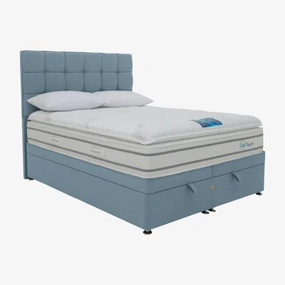 Furniture Village Sleepeezee - GelTouch 4000 End-lift Ottoman Divan Set - King Size