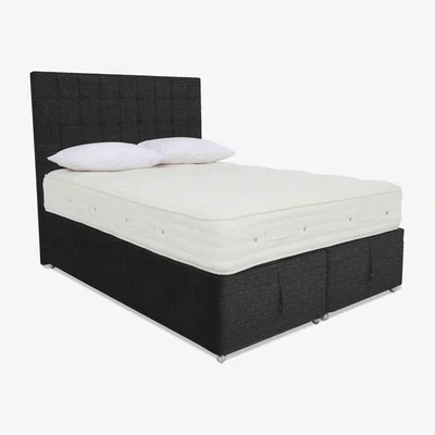 Furniture Village Hypnos - Luxury Firm 4 Ottoman Divan Set - King Size - Maestro Carbon