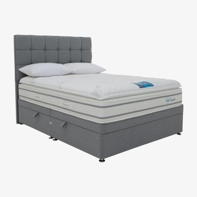 Furniture Village Sleepeezee - Geltouch 4000 Side Lift Ottoman Divan Set - King Size - Grey