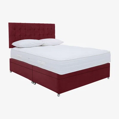 Furniture Village Sleep Story - Ergo 1000 Side Ottoman Divan Set - King Size