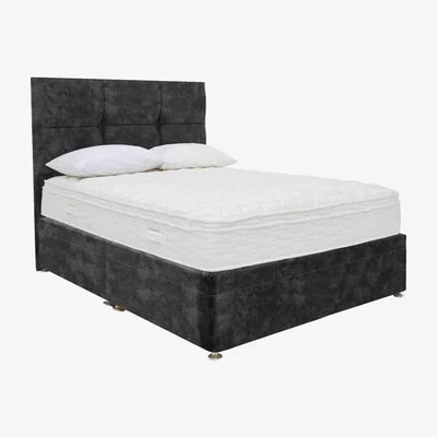 Furniture Village Sleep Story - Hybrid 2500 Side Lift Ottoman Divan Set - King Size