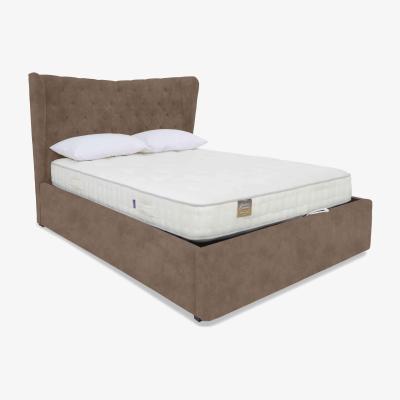 Furniture Village Bauer Ottoman Bed Frame - King Size - Lace Caramel