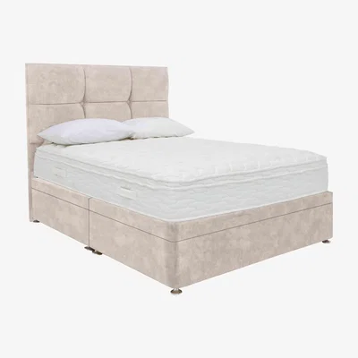 Furniture Village Sleep Story - Hybrid 2500 Side Lift Ottoman Divan Set - King Size