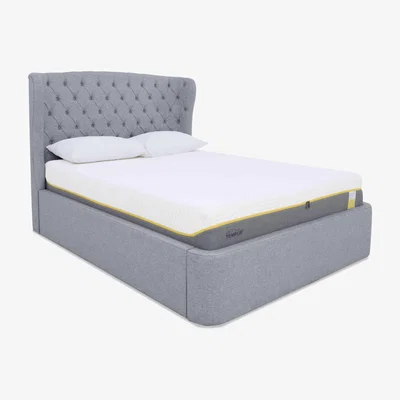 Furniture Village TEMPUR - Holcot Ottoman Bed Frame - King Size - Shetland Mercury