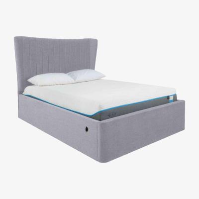 Furniture Village Roman Electric Ottoman Bed Frame - King Size - Linnet Nickel