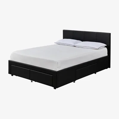 Habitat Habitat Lavendon 4 Drawer Kingsize Bed Frame - Black