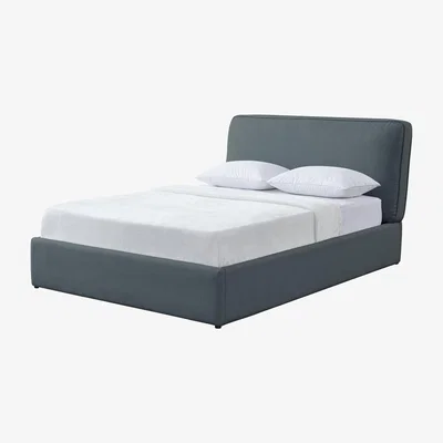Habitat Habitat Colby Ottoman King Size Bed Frame - Denim Blue