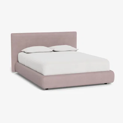 Heal's Heal's Alba Storage Bed King Siena Cotton Dusky Pink - Heal's UK Bedroom Furniture