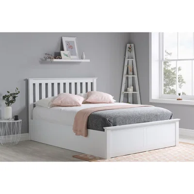 Oak&More Detroit White King Size Ottoman