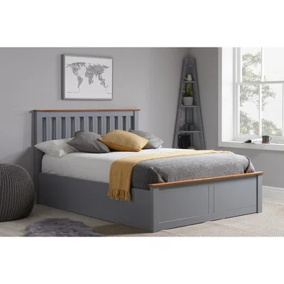 Oak&More Detroit Stone Grey King Size Ottoman