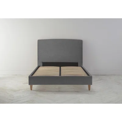 Perch and Parrow Ted 6' Super King Ottoman Bed Frame in Eggshell Grey