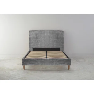Perch and Parrow Ted 5' King Ottoman Bed Frame in Cloudy Grey