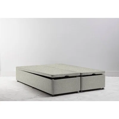 Perch and Parrow Desmond 6' Super-King Size Storage Divan in Pearl River