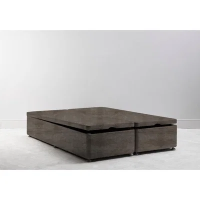 Perch and Parrow Desmond 5' King Size Storage Divan in Chestnut