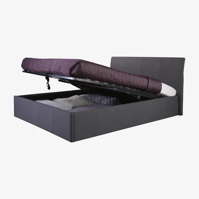 The Range Ascot Ottoman Bed Frame - Grey / King