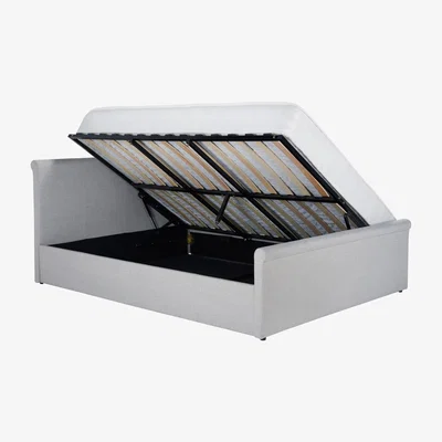 The Range Birlea Stratus Ottoman Bed Grey - Grey / King