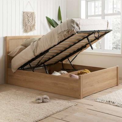 The Range Croxley Rattan Ottoman Bed Frame - Brown / King