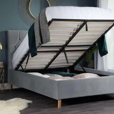 The Range Birlea Loxley Ottoman Bed - Grey / King
