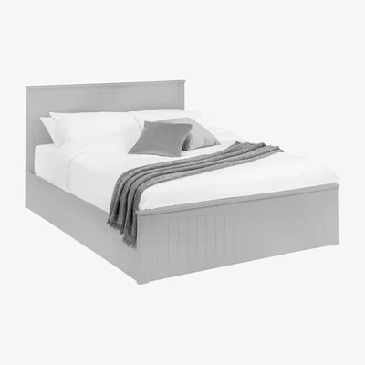 The Range Maine Ottoman Bed - Dove Grey / King