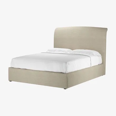 Sofa.com Thea King Ottoman Bed in Pampas Hygge Smart Linen