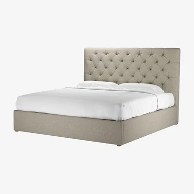 Sofa.com Rosalie 130cm Super King Ottoman Bed in Salted Caramel Plush Tweed Boucle - sofa.com
